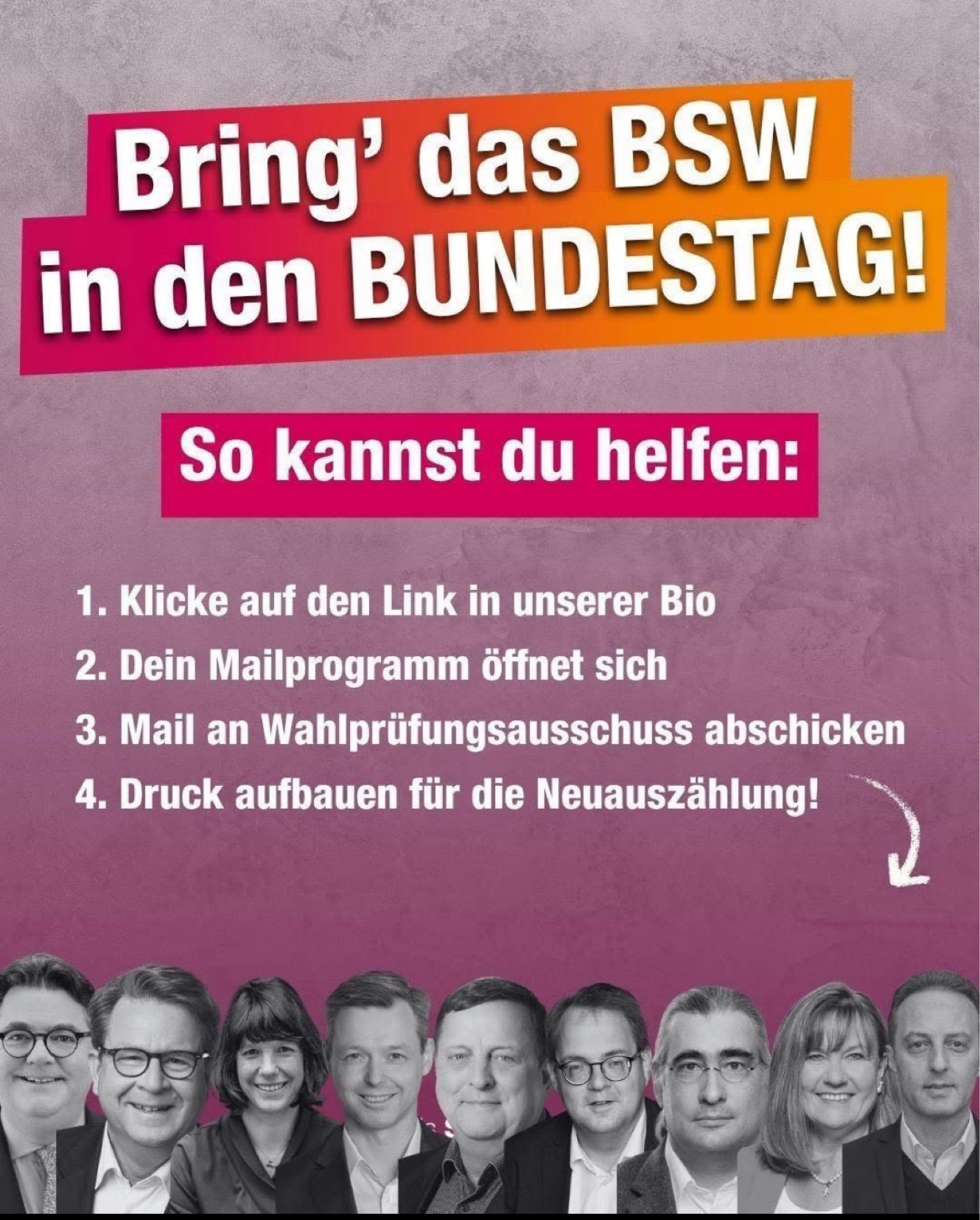 Deine E-Mail für die Neuauszählung- in wenigen Tagen gingen bereits über 10.000 Unterstützer-Mails an den Wahlprüfungsausschuss