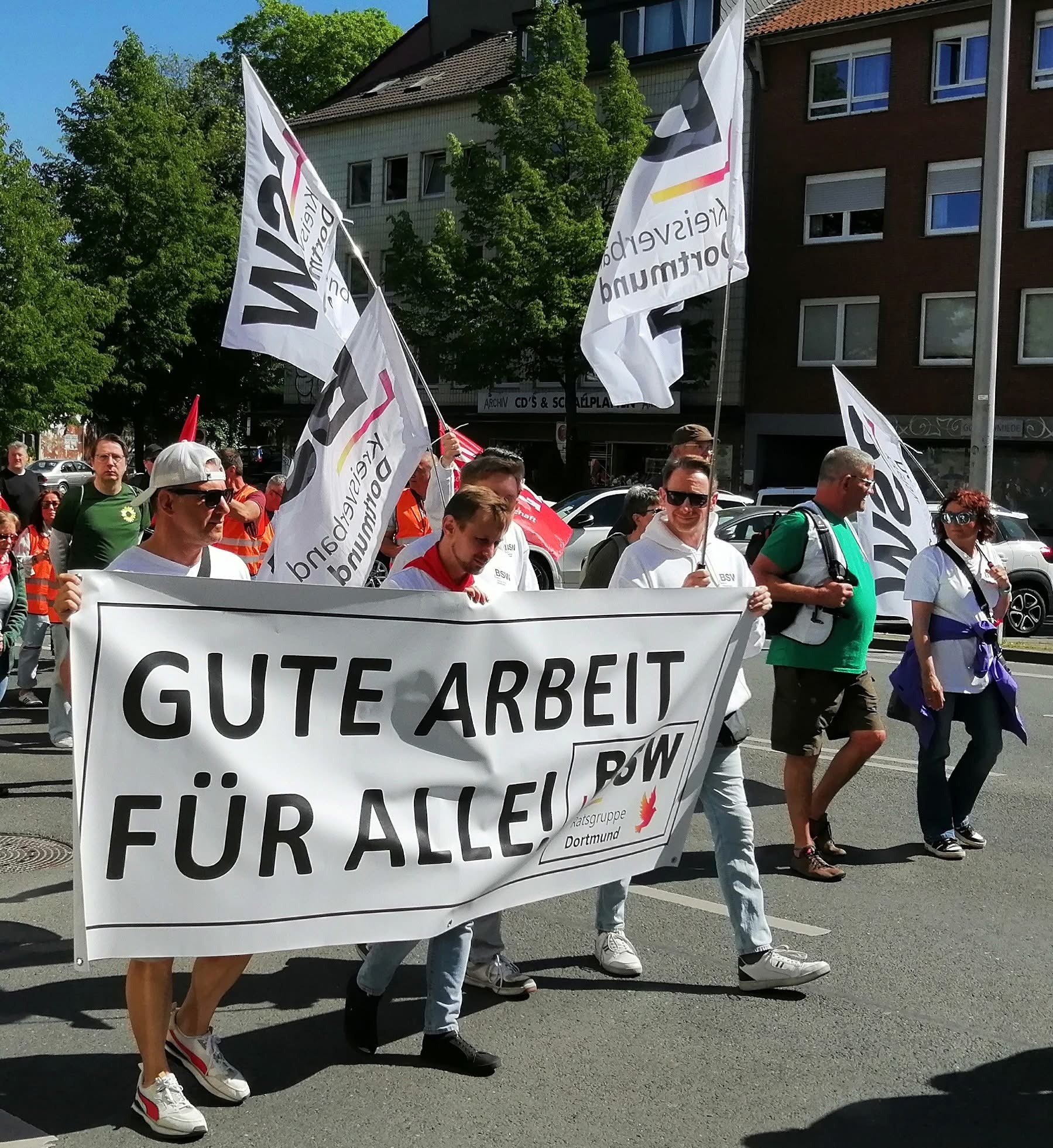 1. Mai in Dortmund: Für gute Löhne, soziale Sicherheit und Frieden